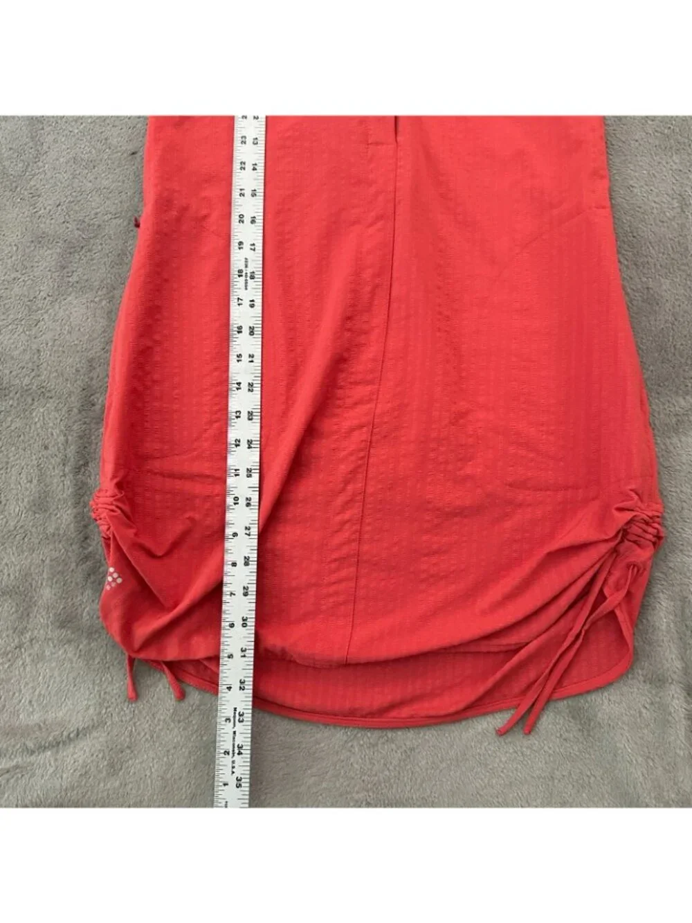 Title Nine Speed Racer Tunic Dress SMALL Coral Tennis Athleisure Sleeveless - Picture 4 of 6